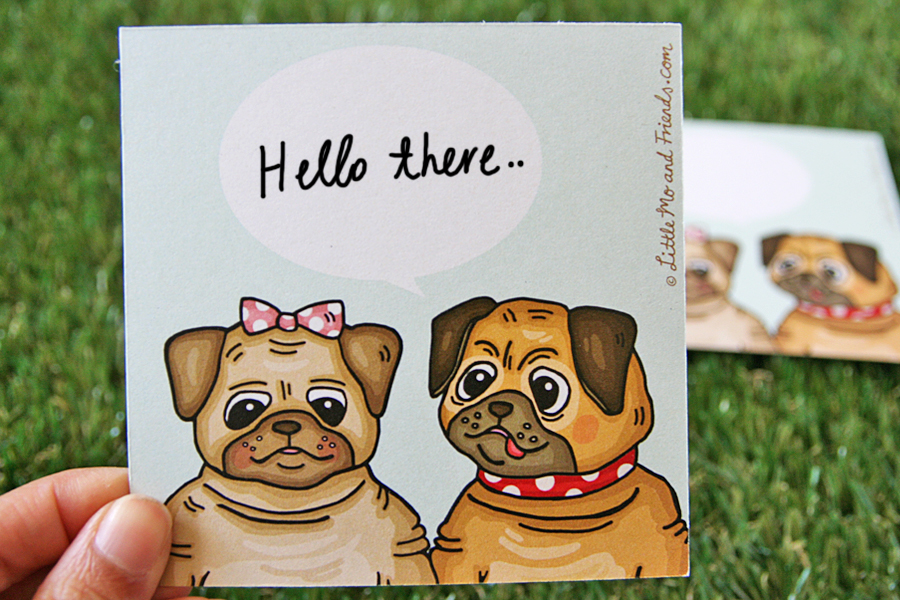 Little_Mo_and_Friends_perth_greeting_cards_pugs